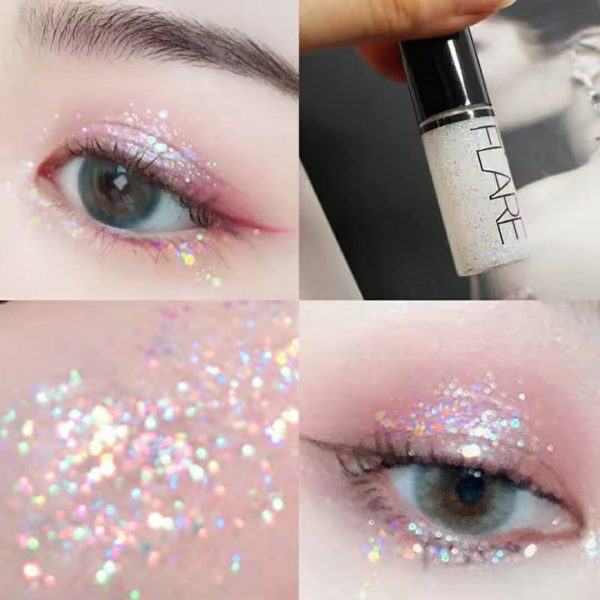 Pack Of 6 Mocallure Metallic Shiny Waterproof Glitter Eyeshadow Liquid Eyeliner