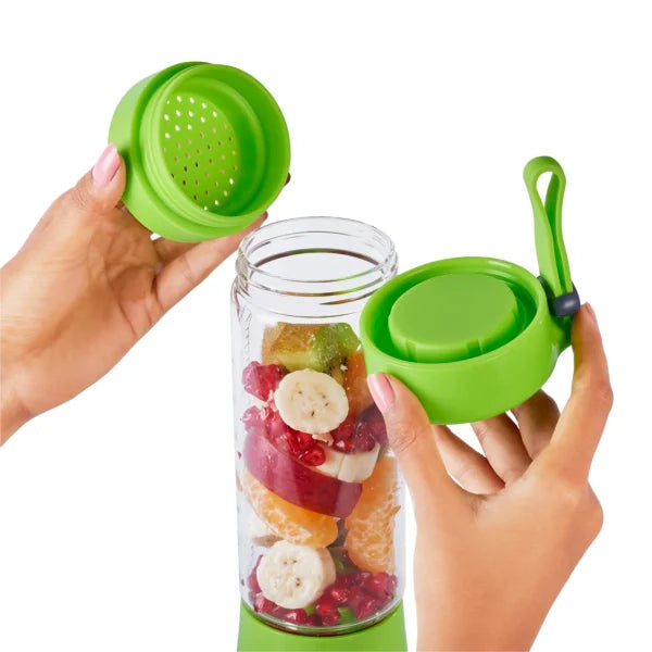6 Blades Electric Blender Mini Portable Juicer Usb Rechargeable 380ml