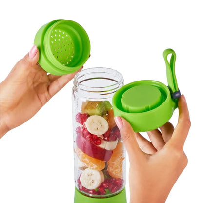 6 Blades Electric Blender Mini Portable Juicer Usb Rechargeable 380ml