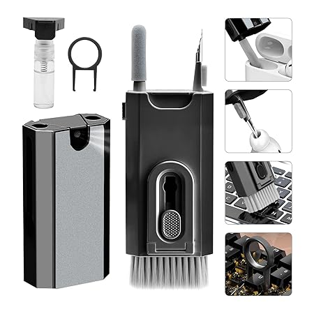 8 In 1 Keyboard Cleaning Kit, Portable Keyboard Cleaner With Brush, Multifunction Electronic Cleaning Kit For Keyboard