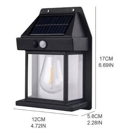 888 Solar Tungsten Filament Lamp – Outdoor Intelligent Induction Wall Lamp For Courtyard, Garden, Villa Lighting, And Night Light