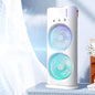 Portable Mini Double Fan Air Cooler With Mist Humidifier And Led Lighting, Mini Table Cooling Fan For Home & Office – Rechargeable