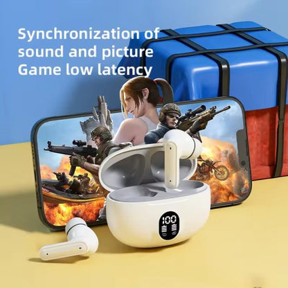 Professional Display Earbuds Stereo 895b Wireless Bluetooth Earbuds | Mic In-ear Headphones With Led Display |immersive Sound | Type C Fast Charging | Bluetooth 5.3 For Android/iphone